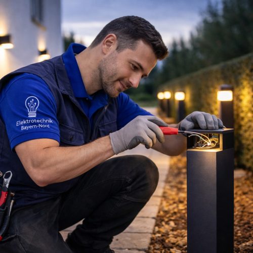 außenbeleuchtung installieren würzburg – moderne gartenbeleuchtung vom elektriker
